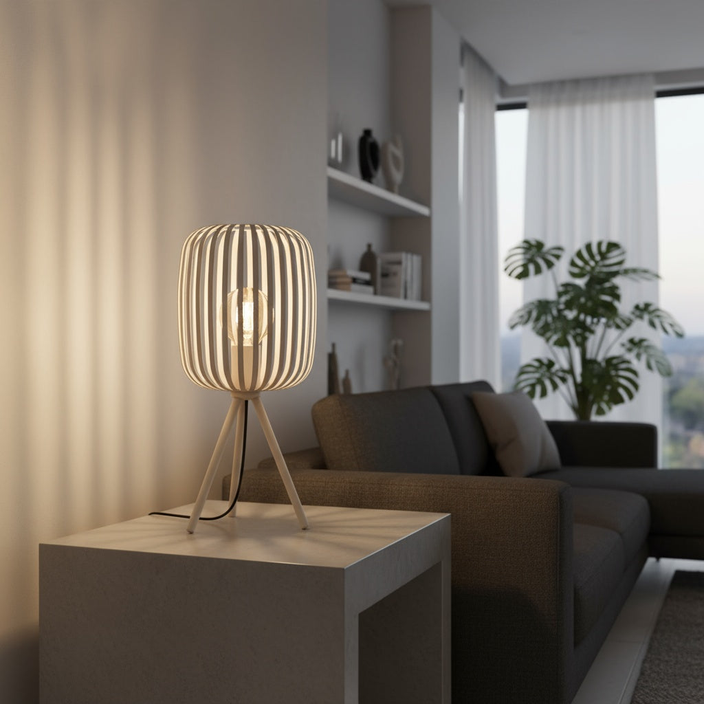 Veioza Decorativa ROMAZZINA Cream Ø20CM