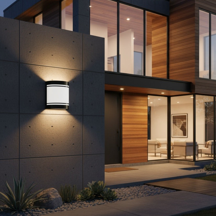 Aplica Exterior CERNO Black & White 16.5CM Eglo