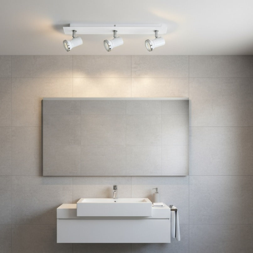 Aplica/Lustra cu 3 Spoturi TAMARA 1  IP44 White & Silver Eglo