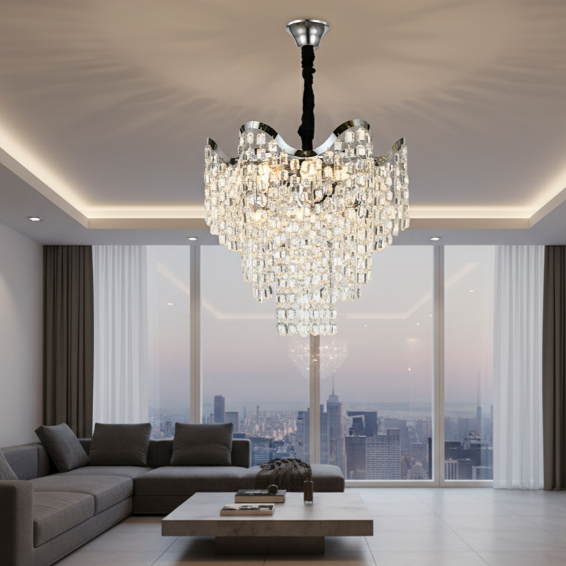 Candelabru Mini VLORA Silver Ø45CM