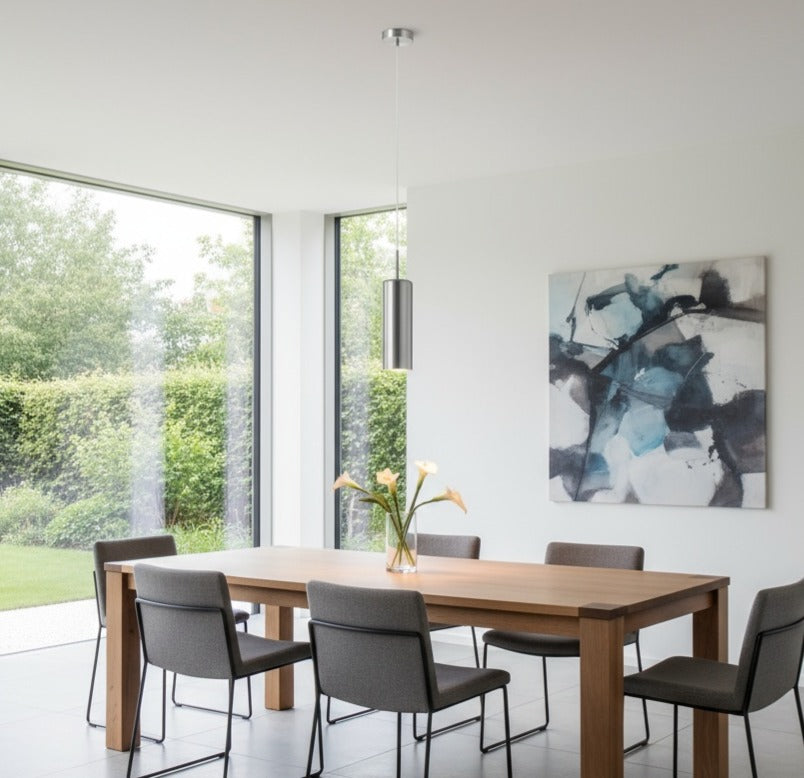 Pendul SELVINO Black & Silver 1xE27 Eglo Ø10CM