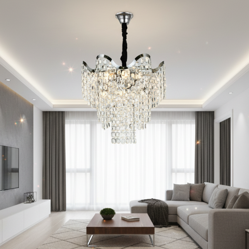 Candelabru Mini VLORA Silver Ø45CM