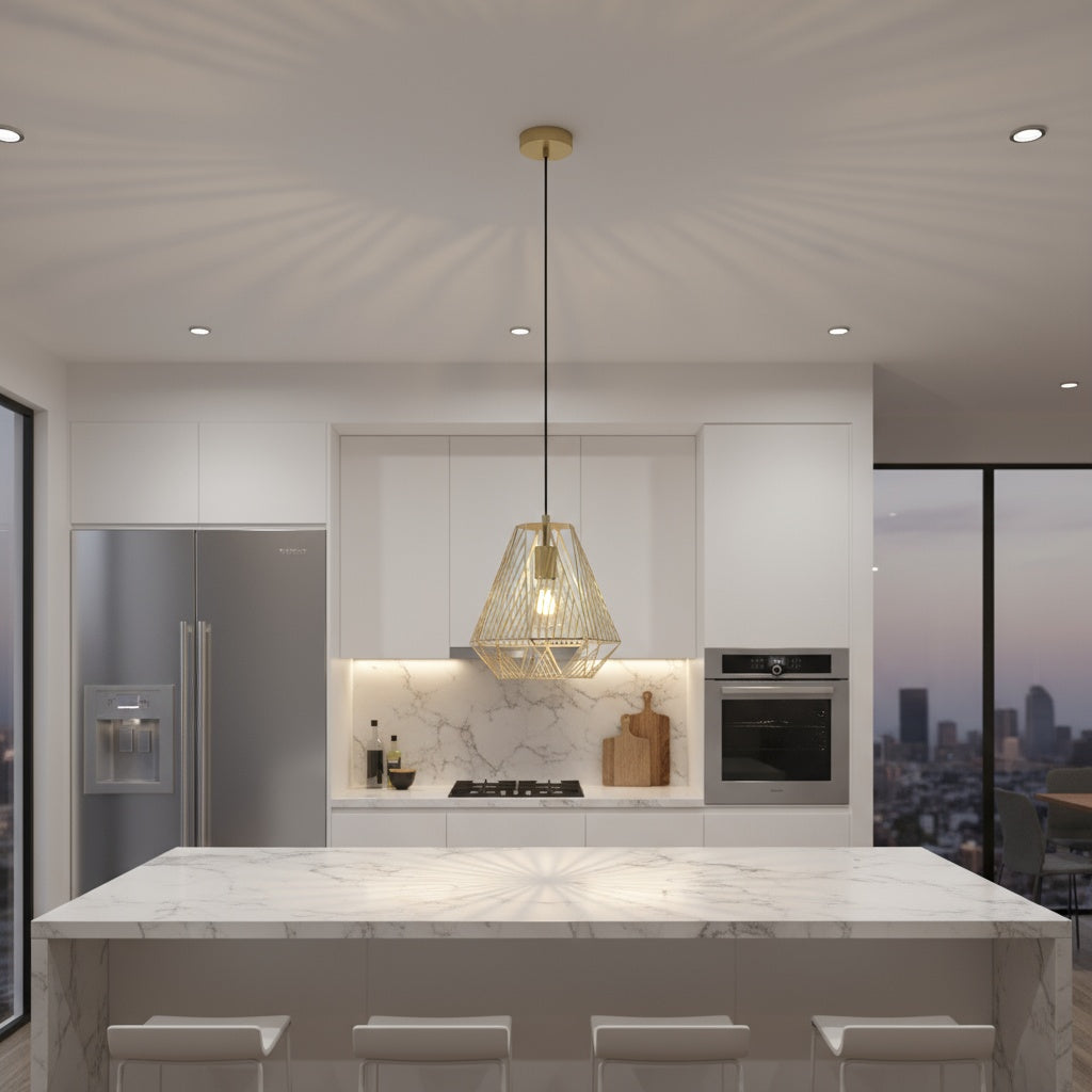 Pendul STYPE Gold 1xE27 Eglo Ø33CM