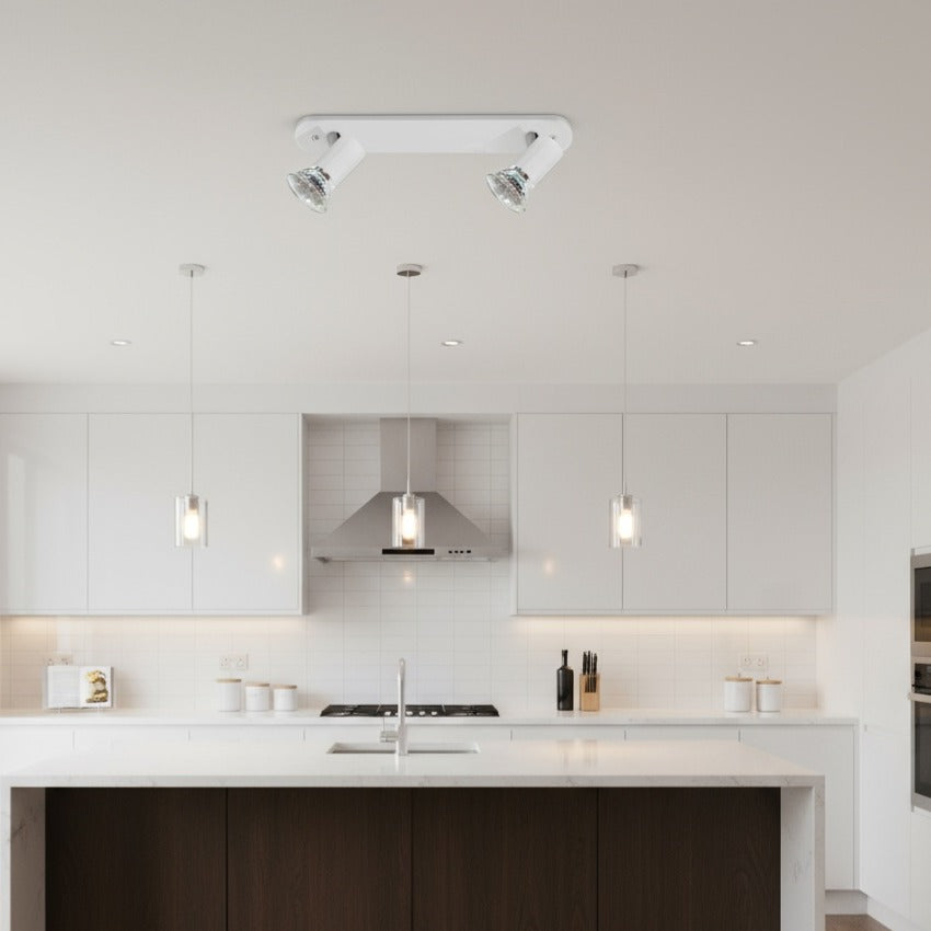 Aplica/Lustra cu 2 Spoturi MINI White Eglo