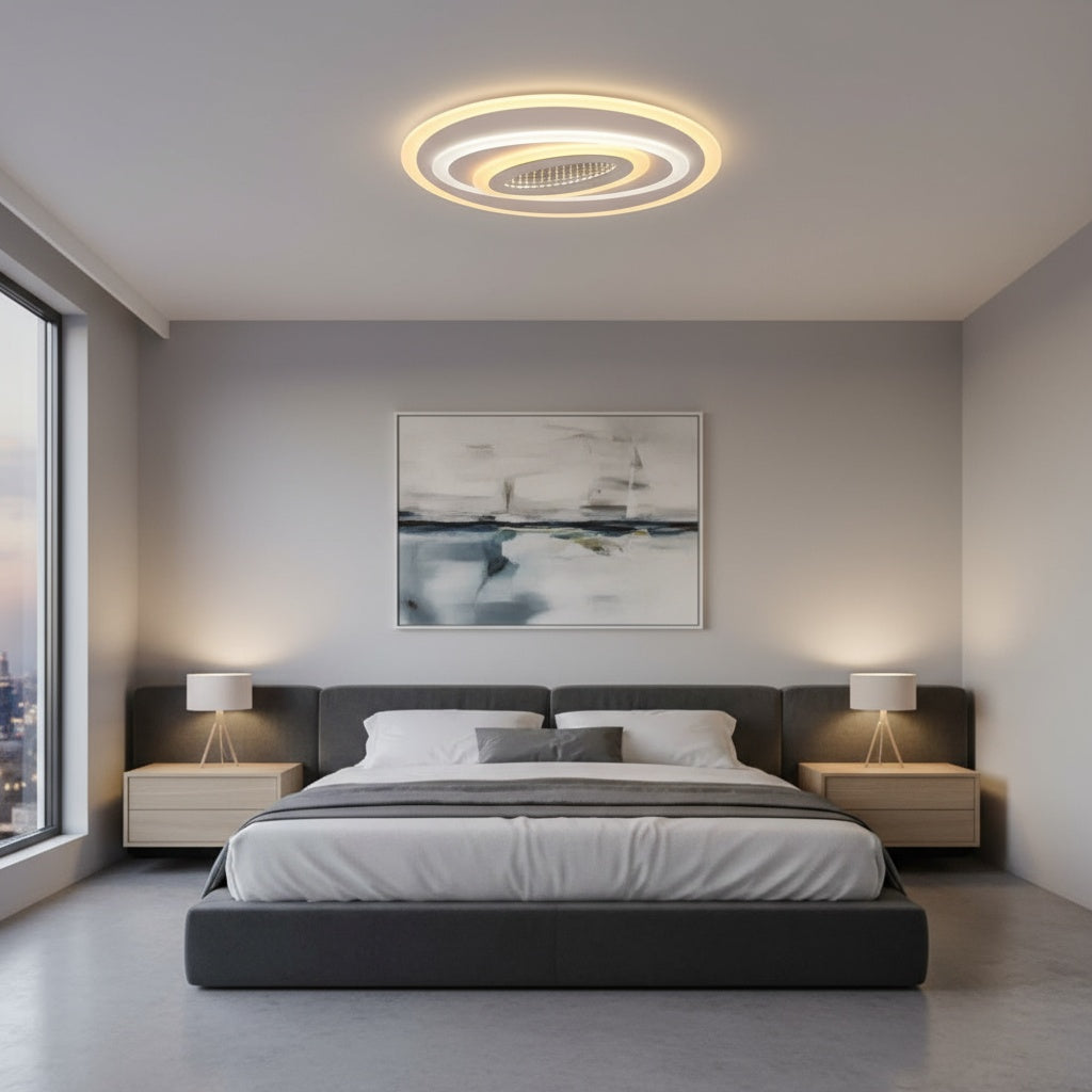 Lustra LED YULU ROUND Echivalent 350W Telecomanda