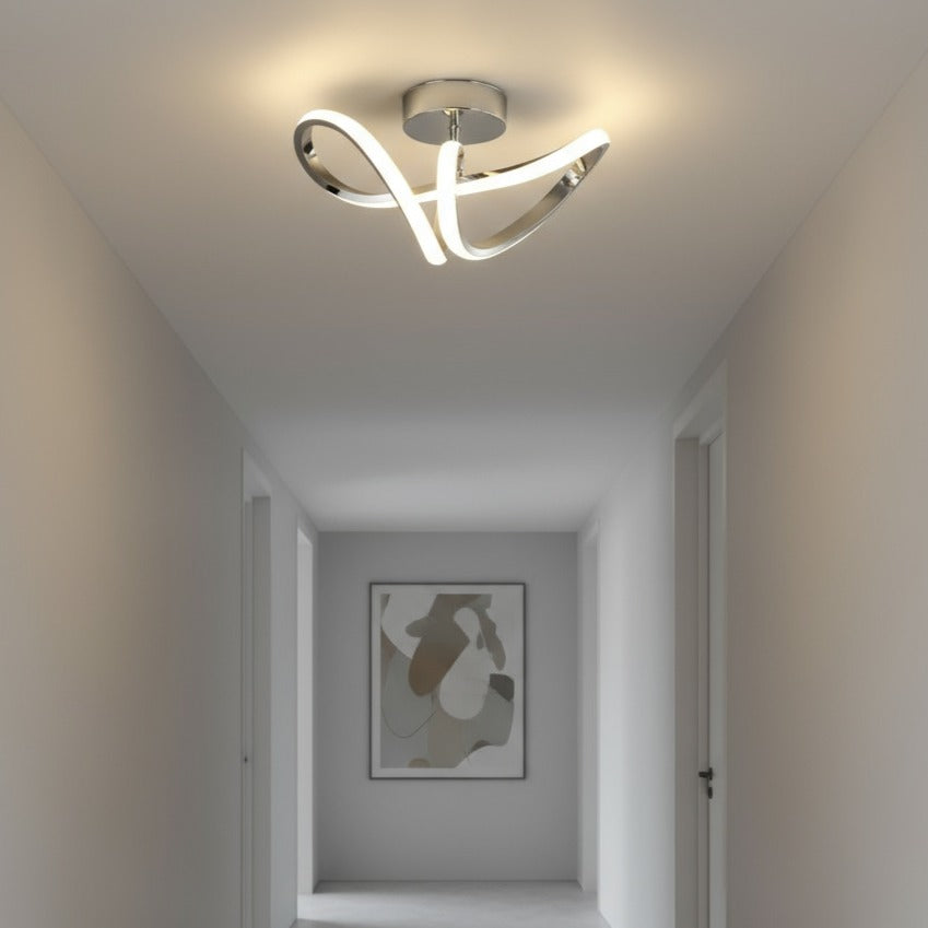 Aplica LED Serpent Silver Echivalent 200W