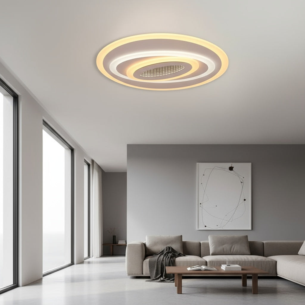 Lustra LED YULU ROUND Echivalent 350W Telecomanda