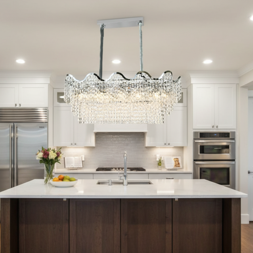 Candelabru Gigant VLORA Silver 110x42CM