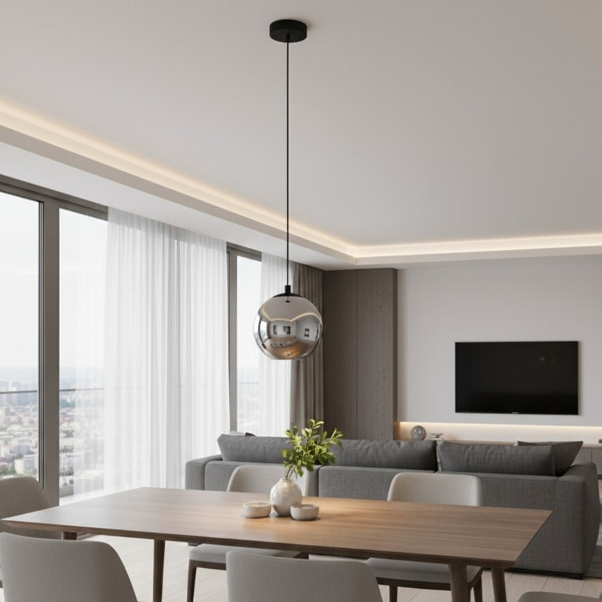 Pendul ARISCANI Black 1xE27 Eglo Ø20CM