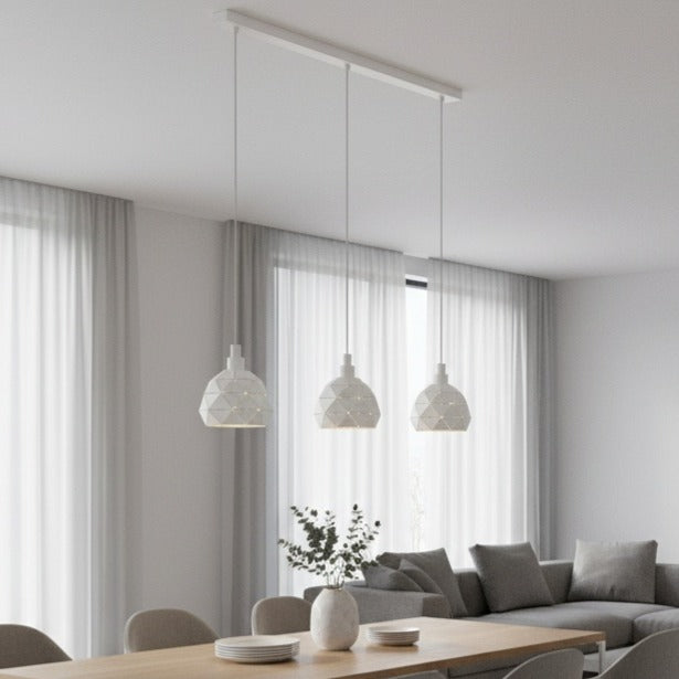 Lustra Suspendata ROCCAFORTE White 110CM