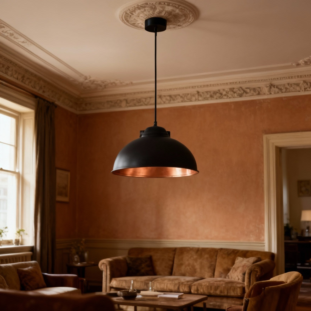 Pendul TRURO 2 Black & Gold 110CM Eglo