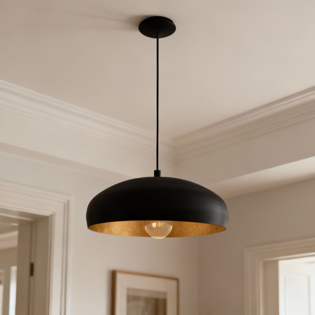 Pendul Vintage MOGANO 1 Black & Gold 110CM Eglo