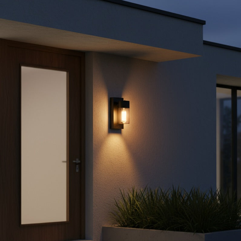 Aplică Exterior ZAHO Black 1xE27 IP65