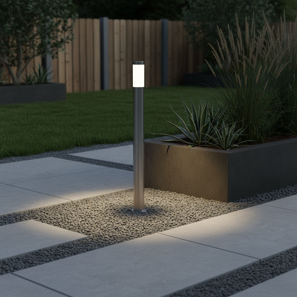 Stalp Ornamental De Gradina HELSINKI Silver 1xE27 Eglo