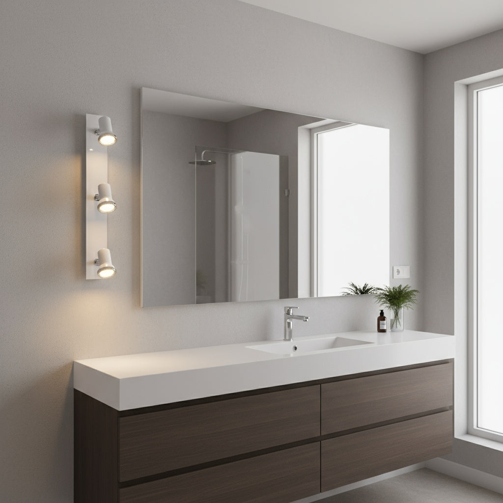 Aplica/Lustra cu 3 Spoturi TAMARA 1  IP44 White & Silver Eglo