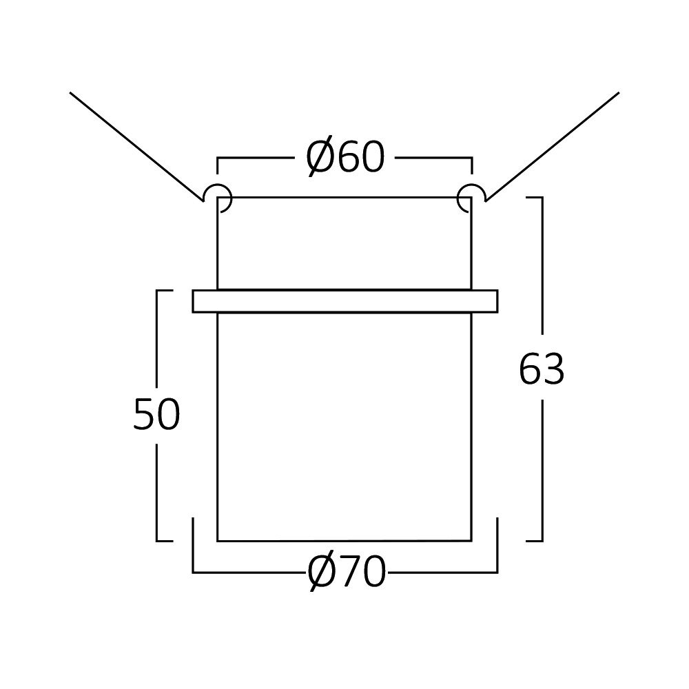 Spot Incastrat Rotund Alb & Auriu Dulie MR16 Ø70x63mm