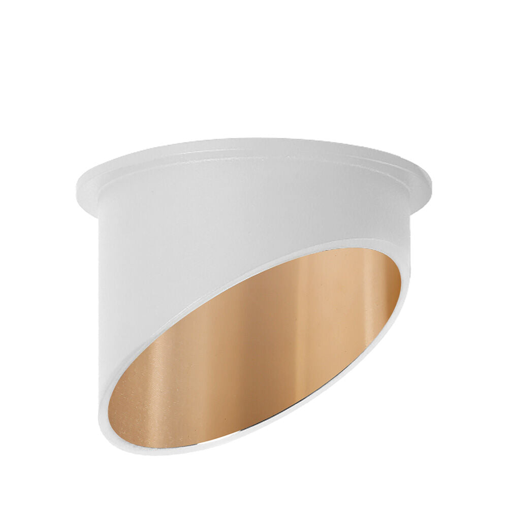 Spot Incastrat Rotund Alb & Auriu Dulie MR16 Ø70x69mm