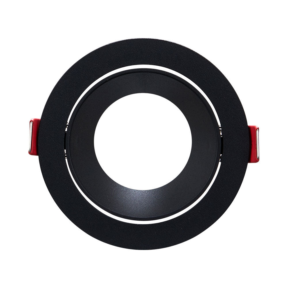 Spot Incastrat Rotund Negru Dulie MR16 Ø85x32mm