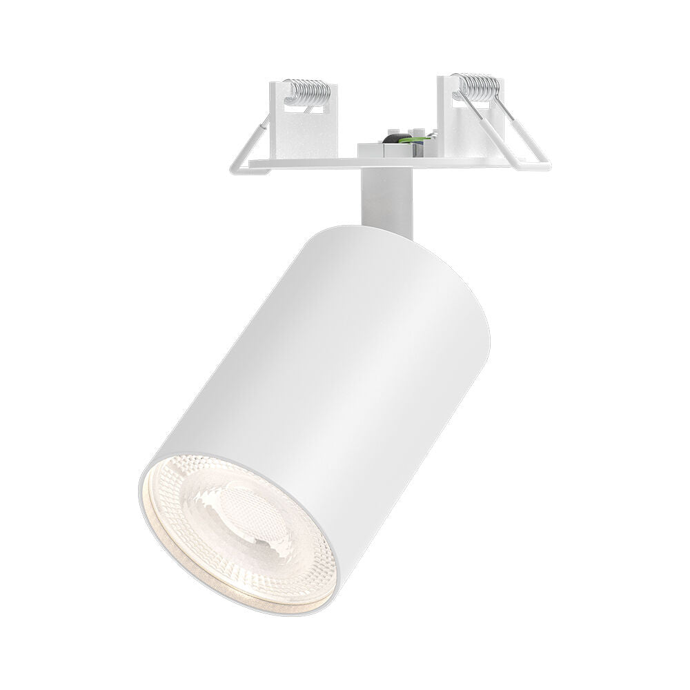 Spot Incastrat Orientabil Rotund Alb Dulie GU10 Ø55x83mm