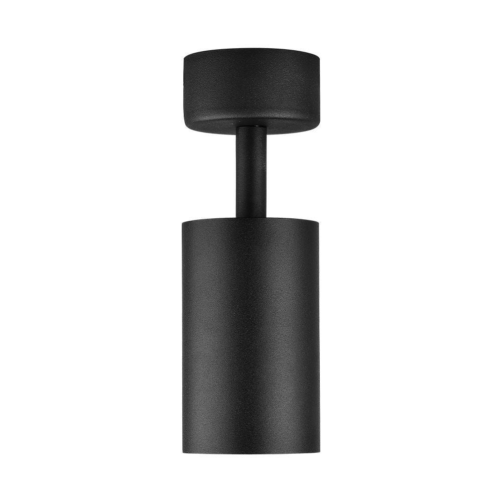 Spot Aplicat Orientabil Rotund Negru Dulie GU10 Ø60x130mm