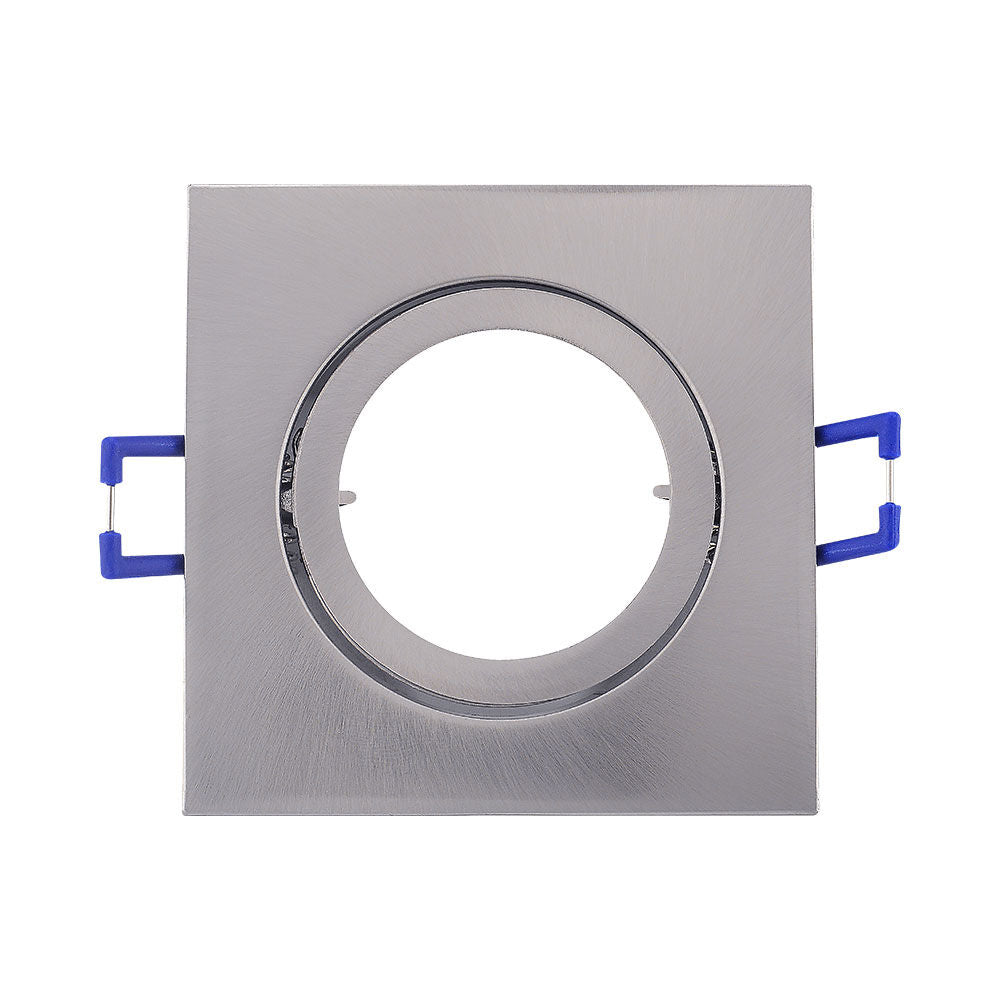 Spot Incastrat Patrat Fascicul Reglabil Argintiu Dulie MR16 L82xH25mm