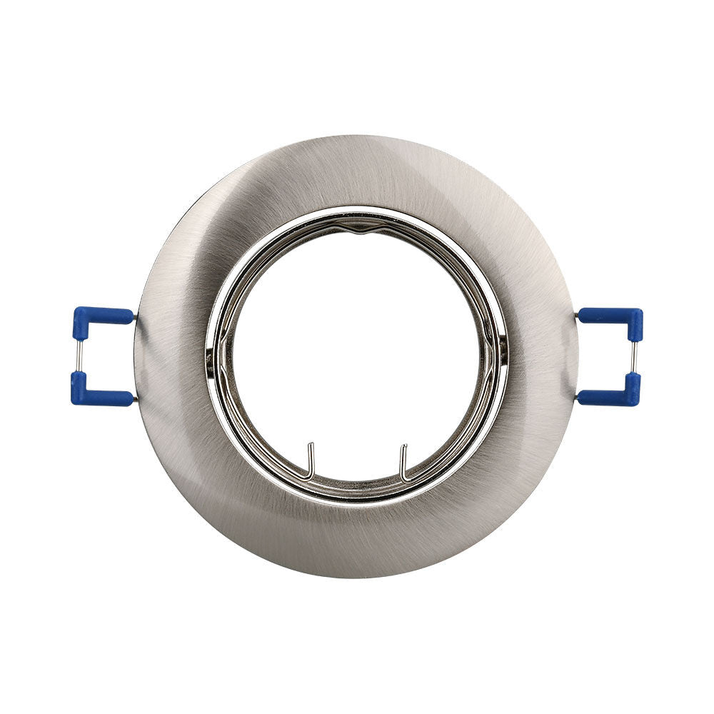 Spot Incastrat Rotund Fascicul Reglabil Argintiu Dulie MR16 Ø84x22mm