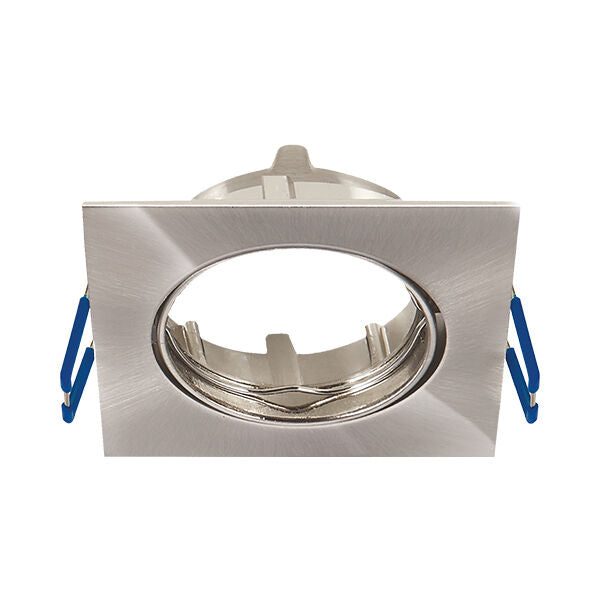 Spot Incastrat Patrat Fascicul Reglabil Argintiu Dulie MR16 L82xH23mm