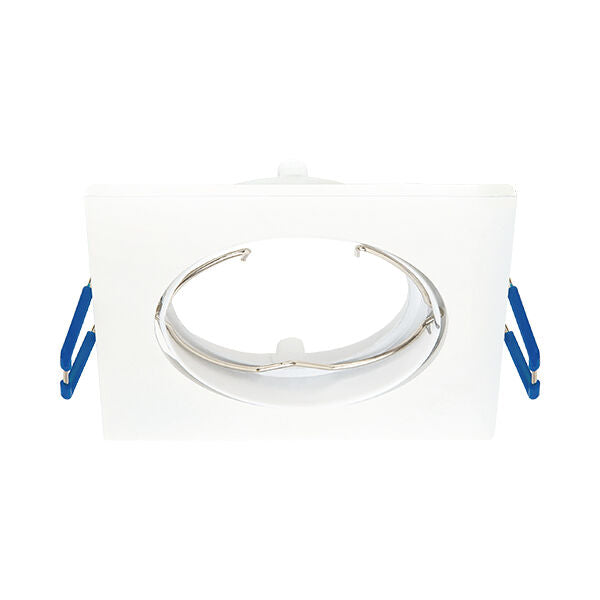 Spot Incastrat Patrat Fascicul Reglabil Alb Dulie MR16 L82xH23mm