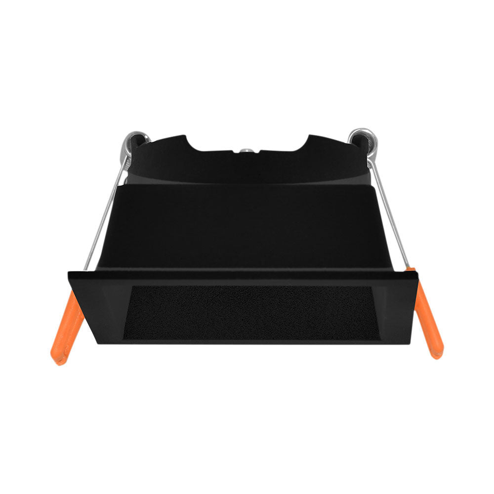 Spot Incastrat Patrat Negru Dulie MR16 L86xH40mm