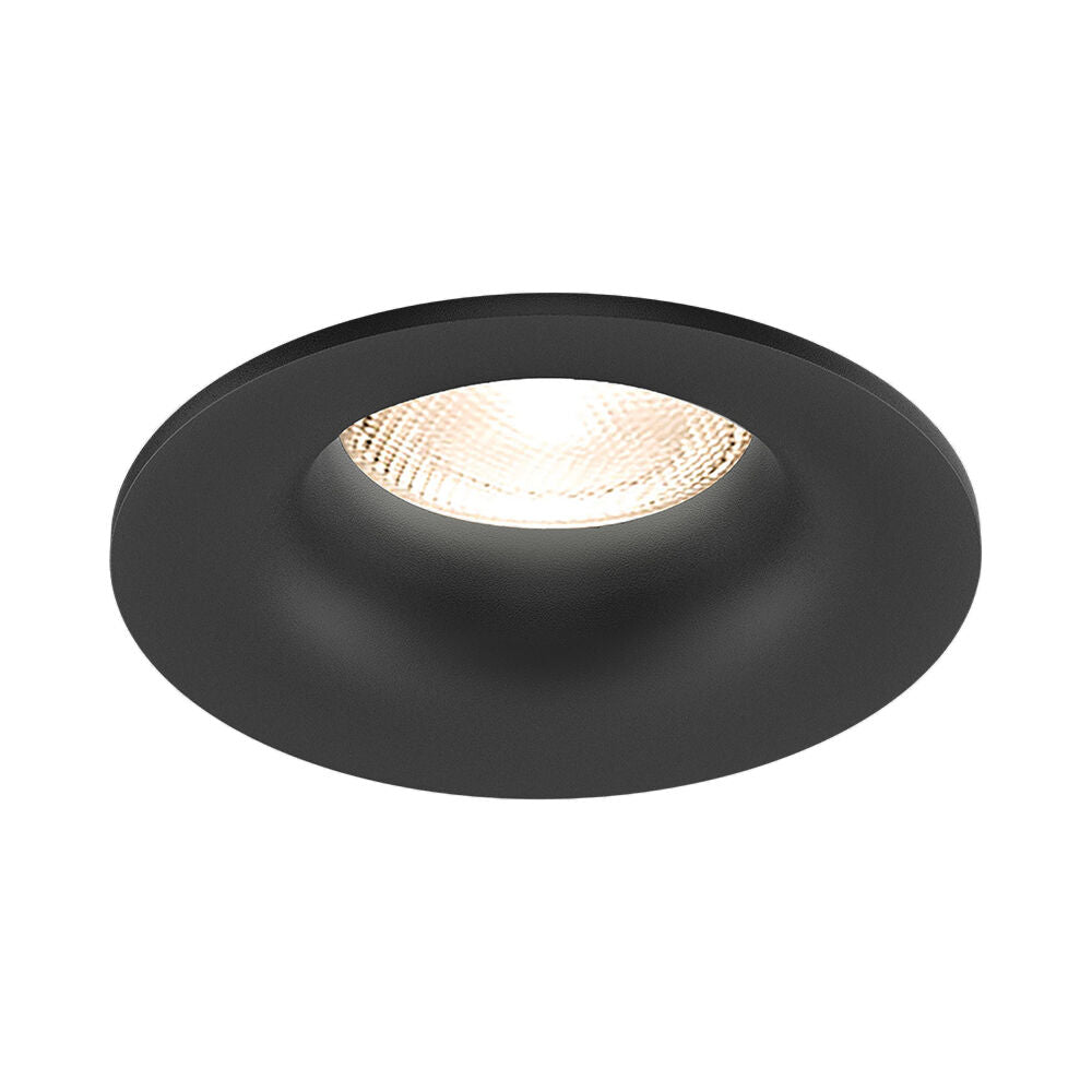 Spot Incastrat Rotund Negru Dulie MR16 Ø83x35mm