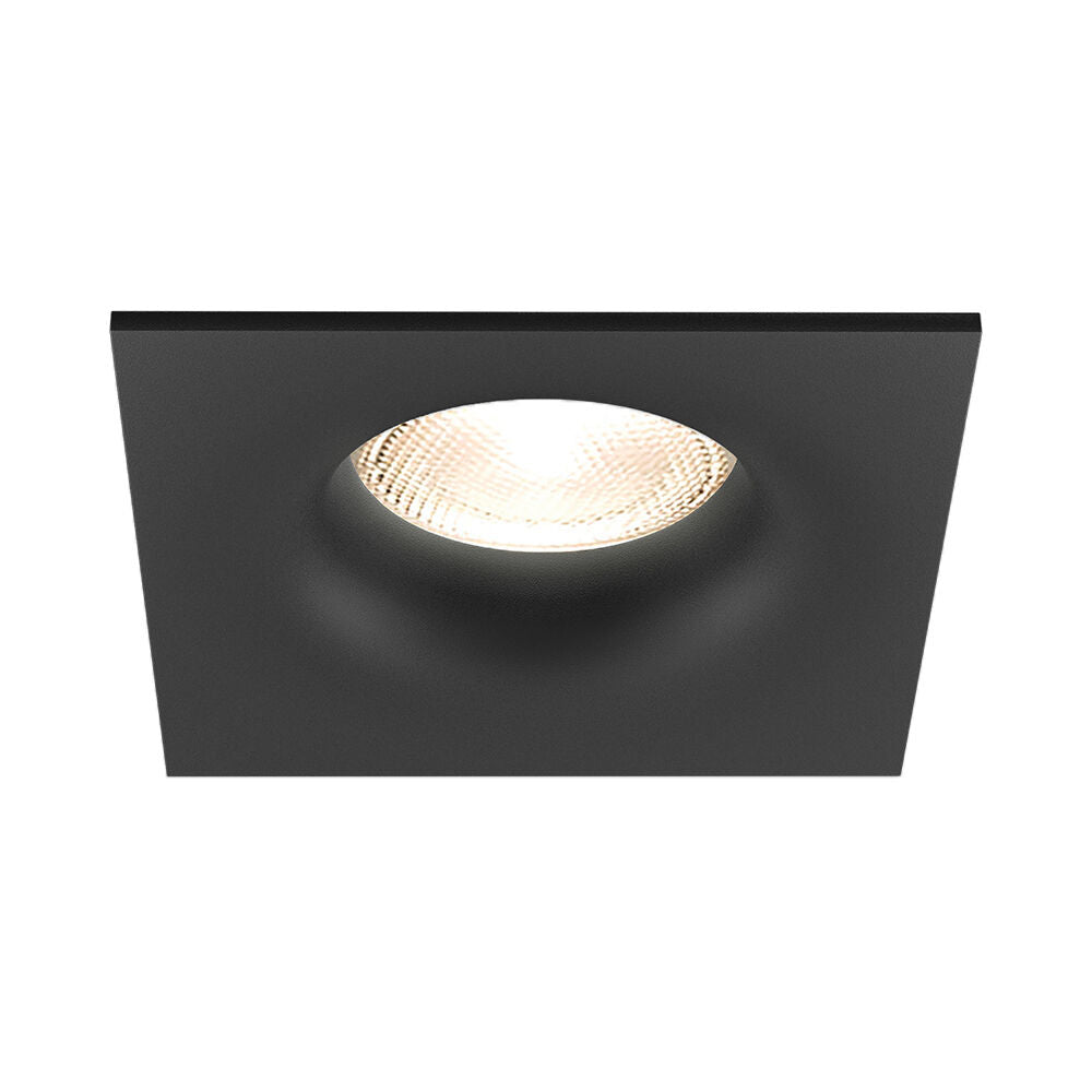 Spot Incastrat Patrat Negru Dulie MR16 L84xH37mm