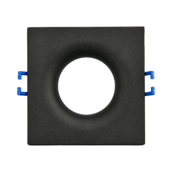 Spot Incastrat Patrat Negru Dulie MR16 L84xH37mm