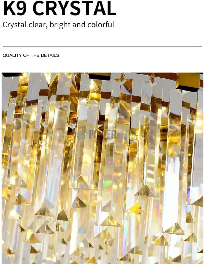 Candelabru Aplicat Cristal GLORY GOLD GRANDE 750mm powerleds.ro