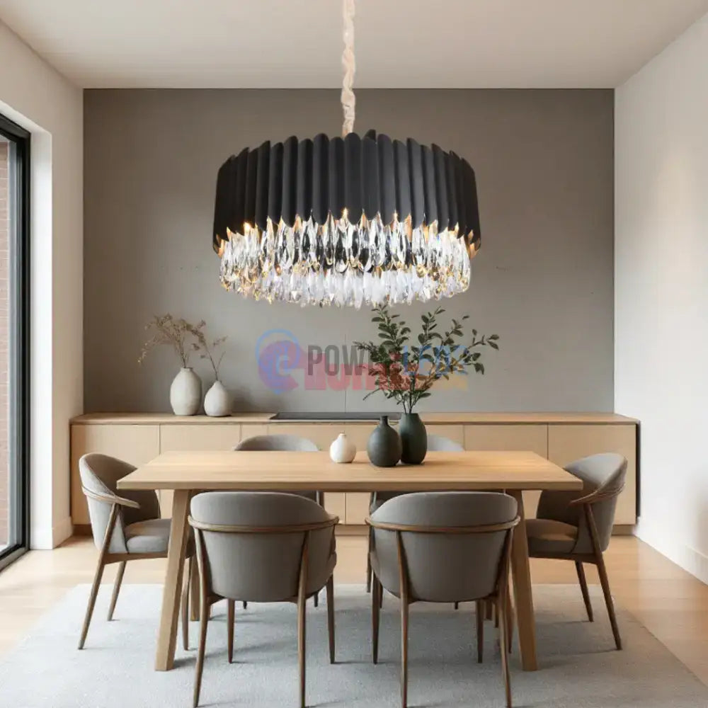 Candelabru Cristal 8xE14 Black Extravaganza powerleds.ro