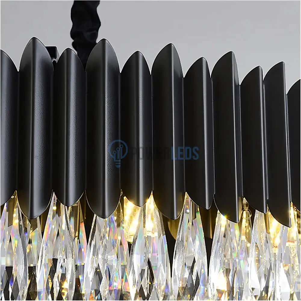 Candelabru Cristal Black Extravaganza 80x35cm NEAGRA / 80X35CM / CRISTAL Chandeliers Crystal