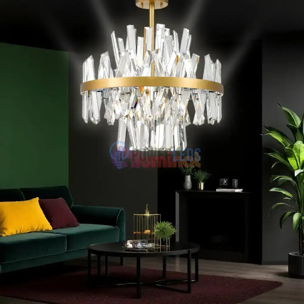 Candelabru Cristal Aplicat Luxury CONSTANTINOPLE Premium 50cm powerleds.ro