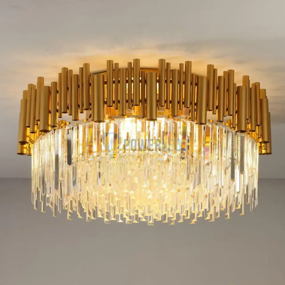 Lustra Cristal GOLD 5 Dimensiuni powerleds.ro