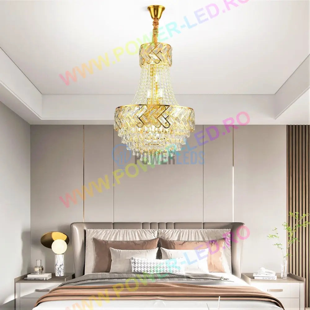 Candelabru Cristal Auriu Lonna Chandeliers Crystal