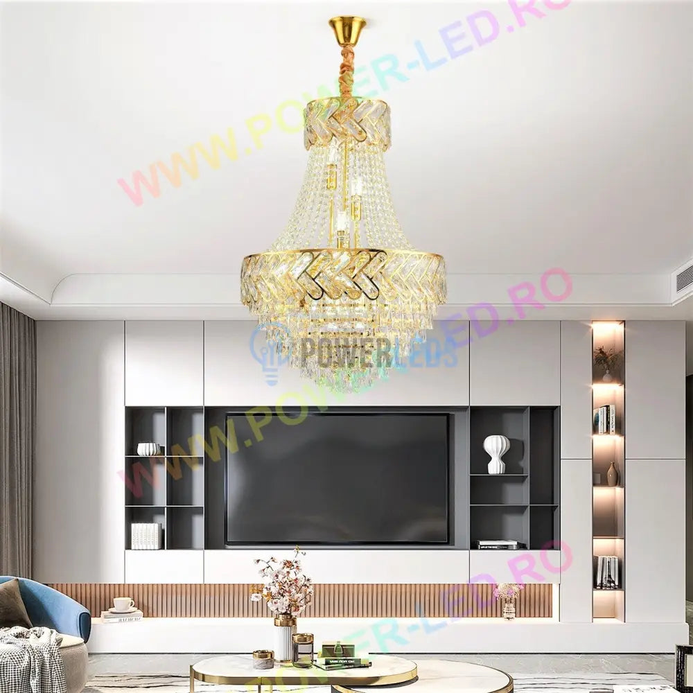 Candelabru Cristal Auriu Lonna Chandeliers Crystal