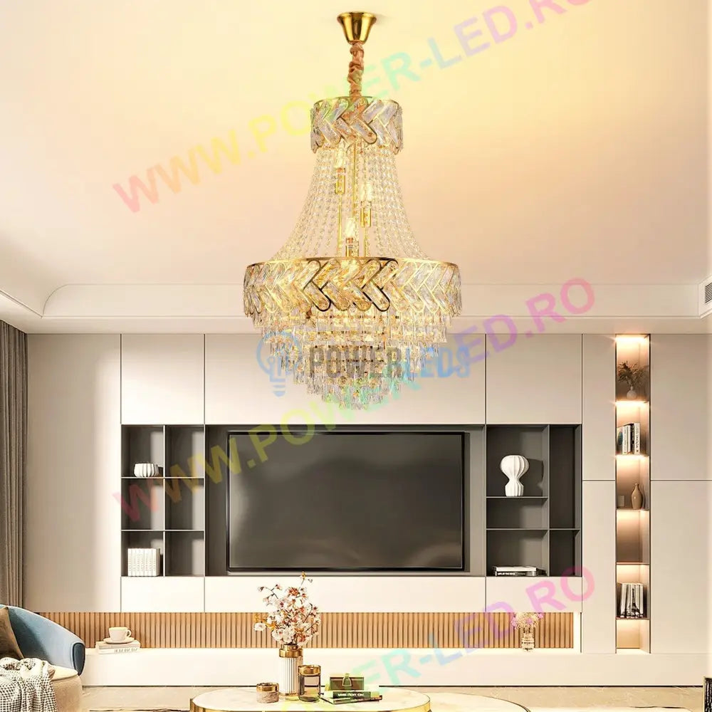 Candelabru Cristal Auriu Lonna Chandeliers Crystal