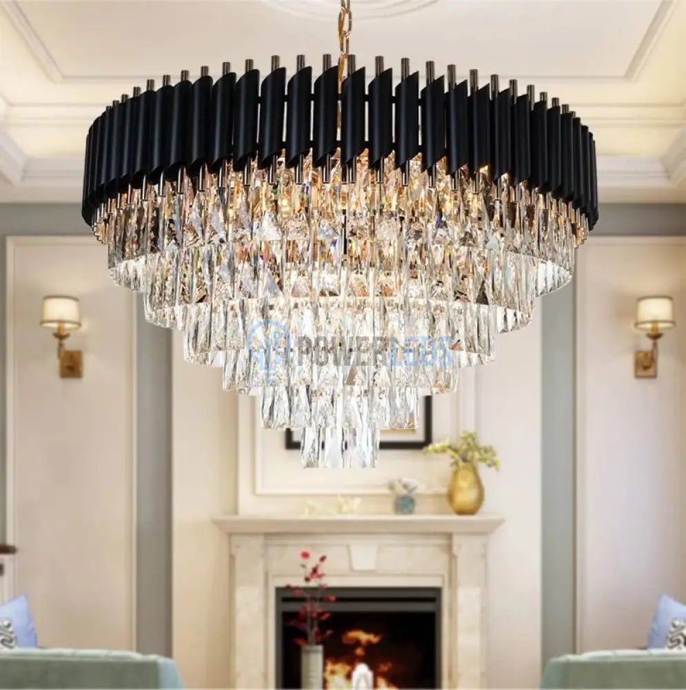 Candelabru Cristal Black Panther 600Mm Chandeliers Crystal