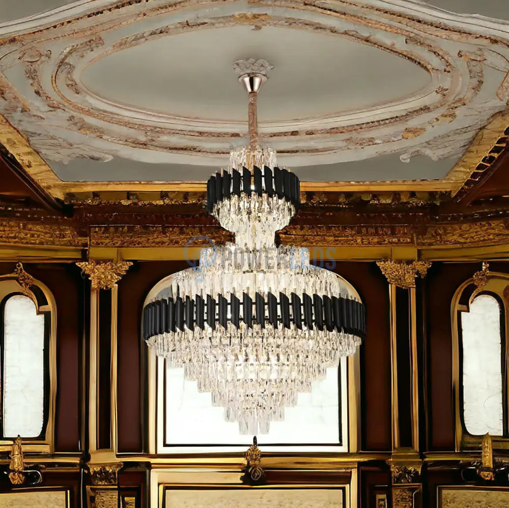 Candelabru Cristal Black Panther Grande 600X900Mm Chandeliers Crystal