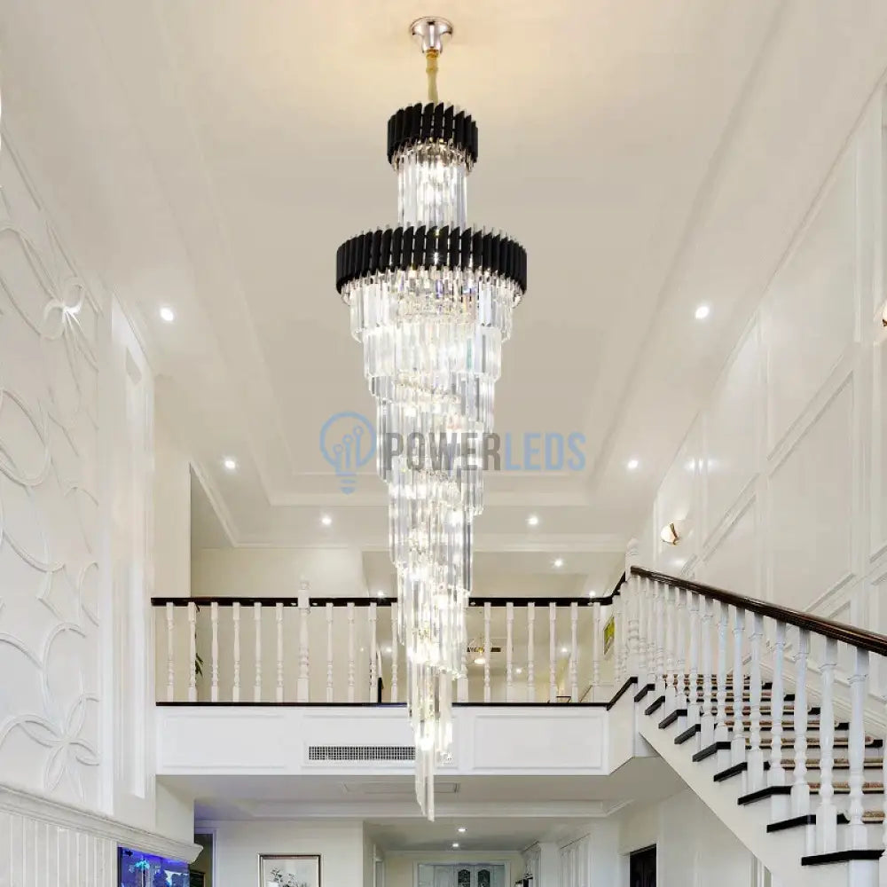 Candelabru Cristal Black Panther Luxury 180Cm Chandeliers Crystal