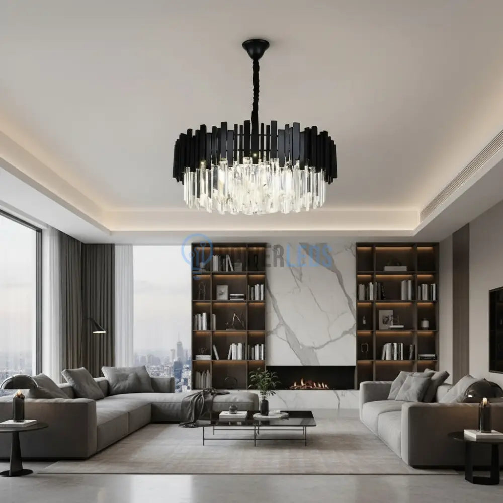 Candelabru Cristal BLACK WIDOW Ø80CM Chandeliers Crystal