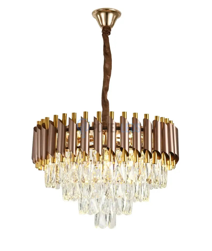 Candelabru Cristal BROWN PANTHER 500mm powerleds.ro