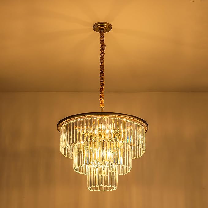 Candelabru Cristal Contemporary Beauty Gold 40CM