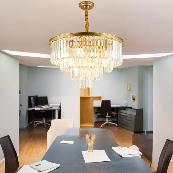 Candelabru Cristal Contemporary Beauty Gold 60cm