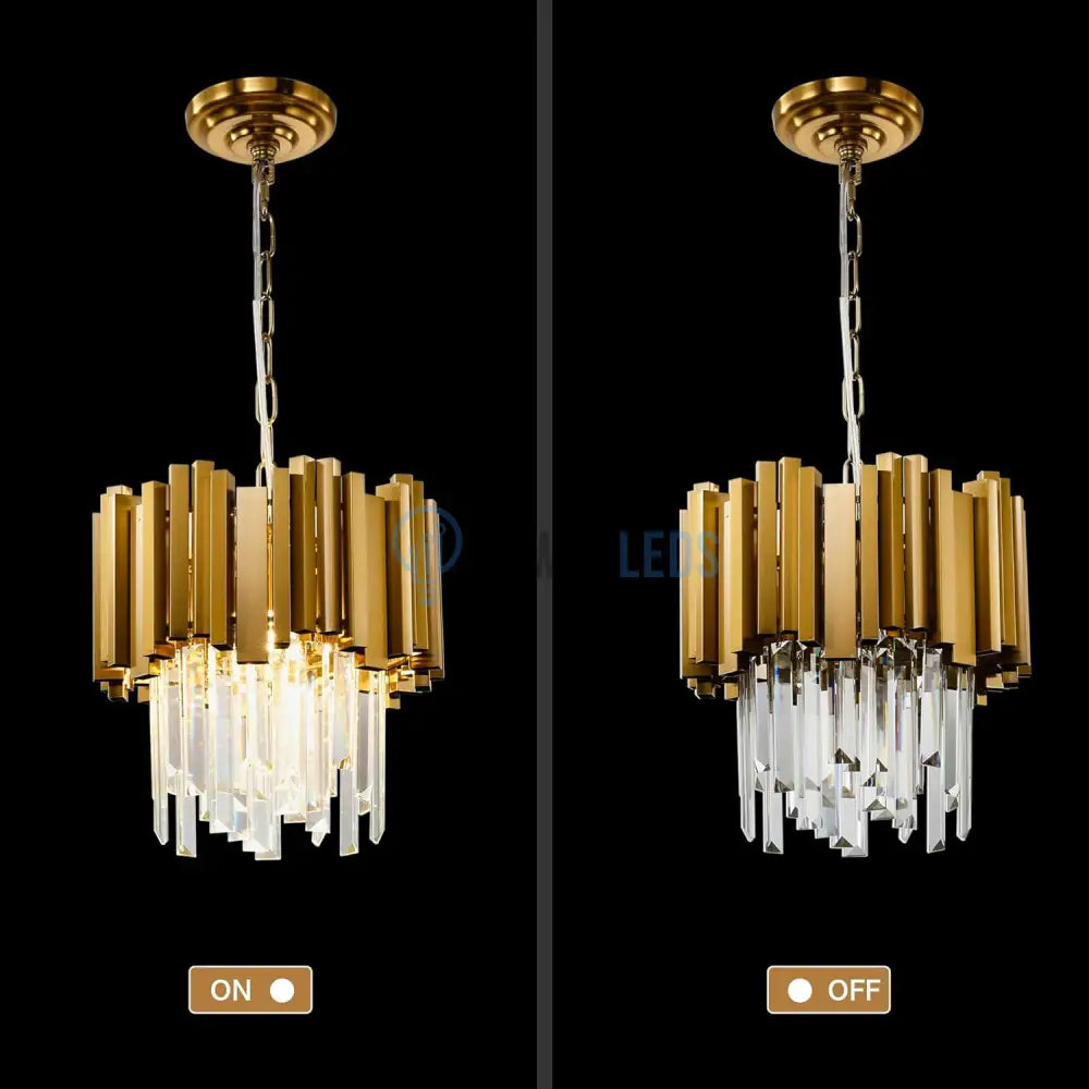 Candelabru Cristal Glory Gold Grande 300Mm Chandeliers Crystal