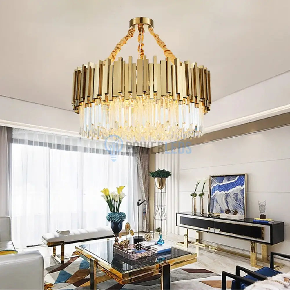 Candelabru Cristal Glory Gold Grande 600Mm Chandeliers Crystal