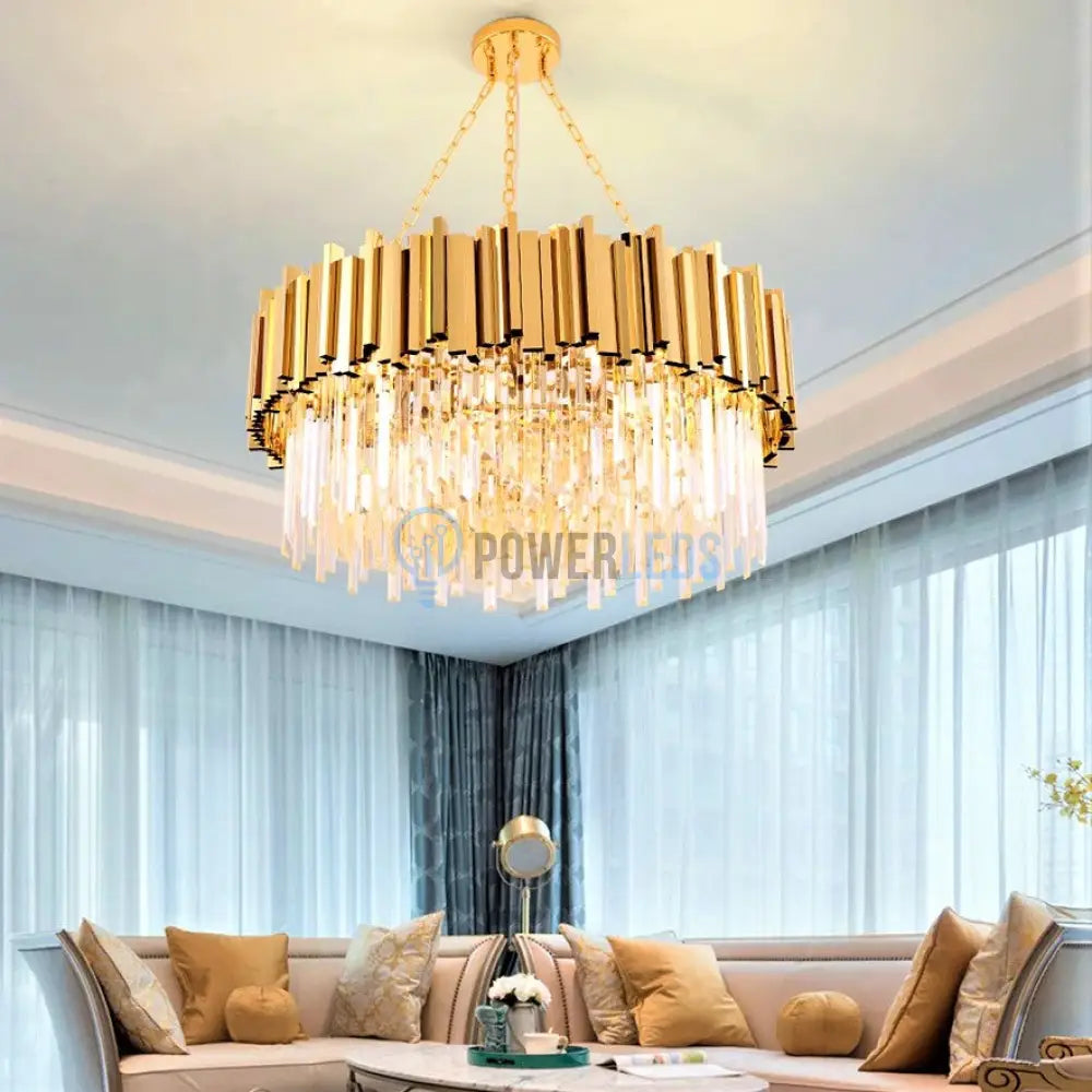 Candelabru Cristal Glory Gold Grande 600Mm Chandeliers Crystal